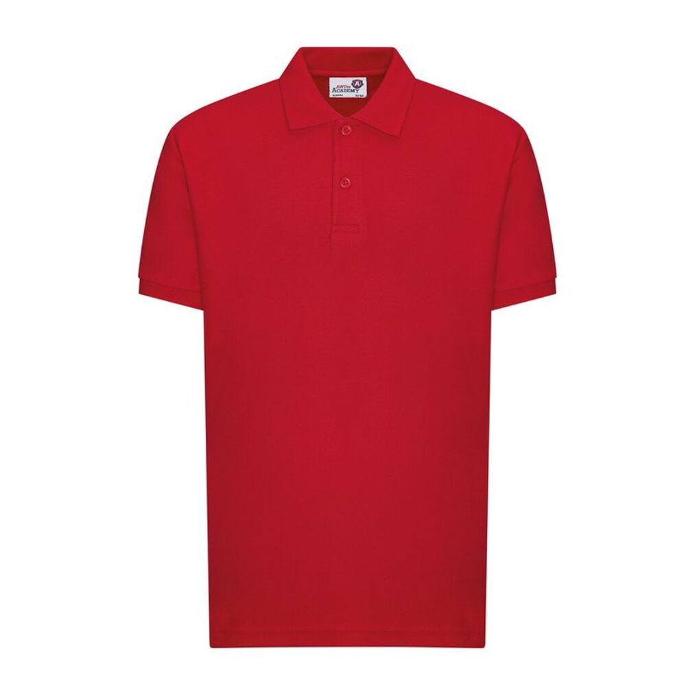 Awdis Childrens/Kids Academy Polo Shirt / Red